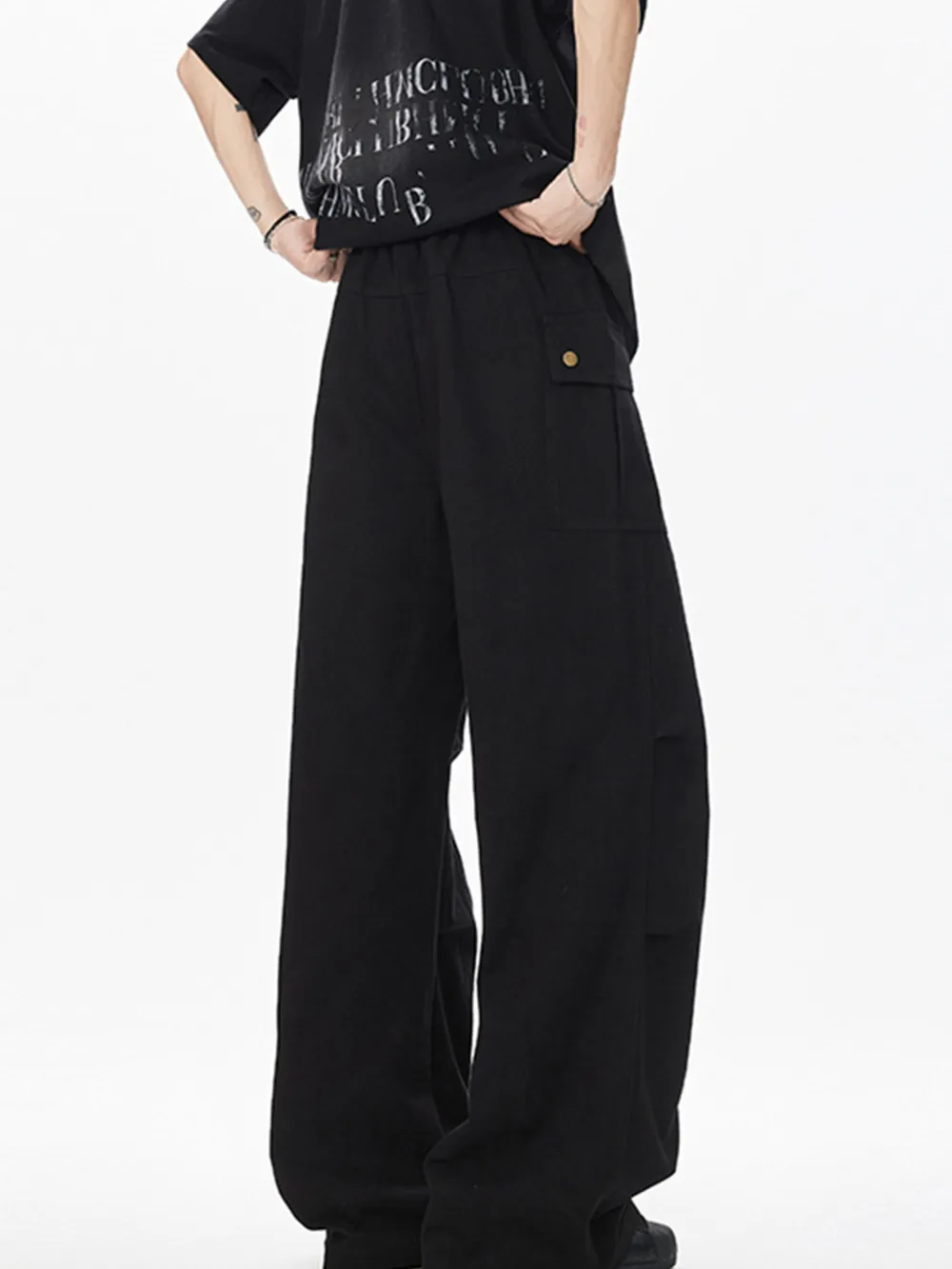 Men's Drawstring Cargo Pants, image 8