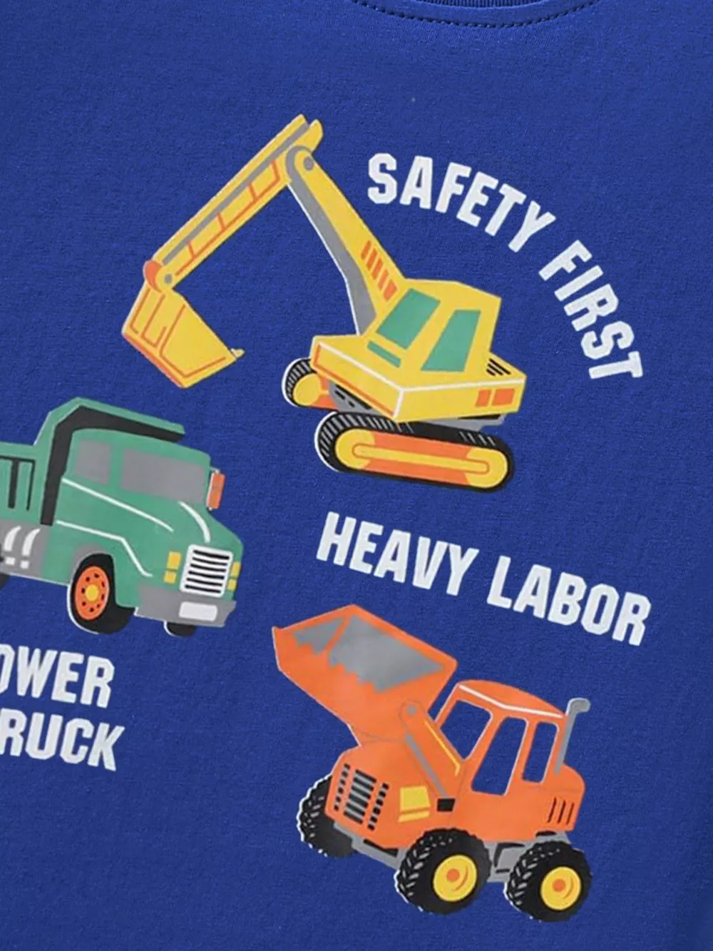 Children's Construction Truck Graphic T-Shirt, image 3