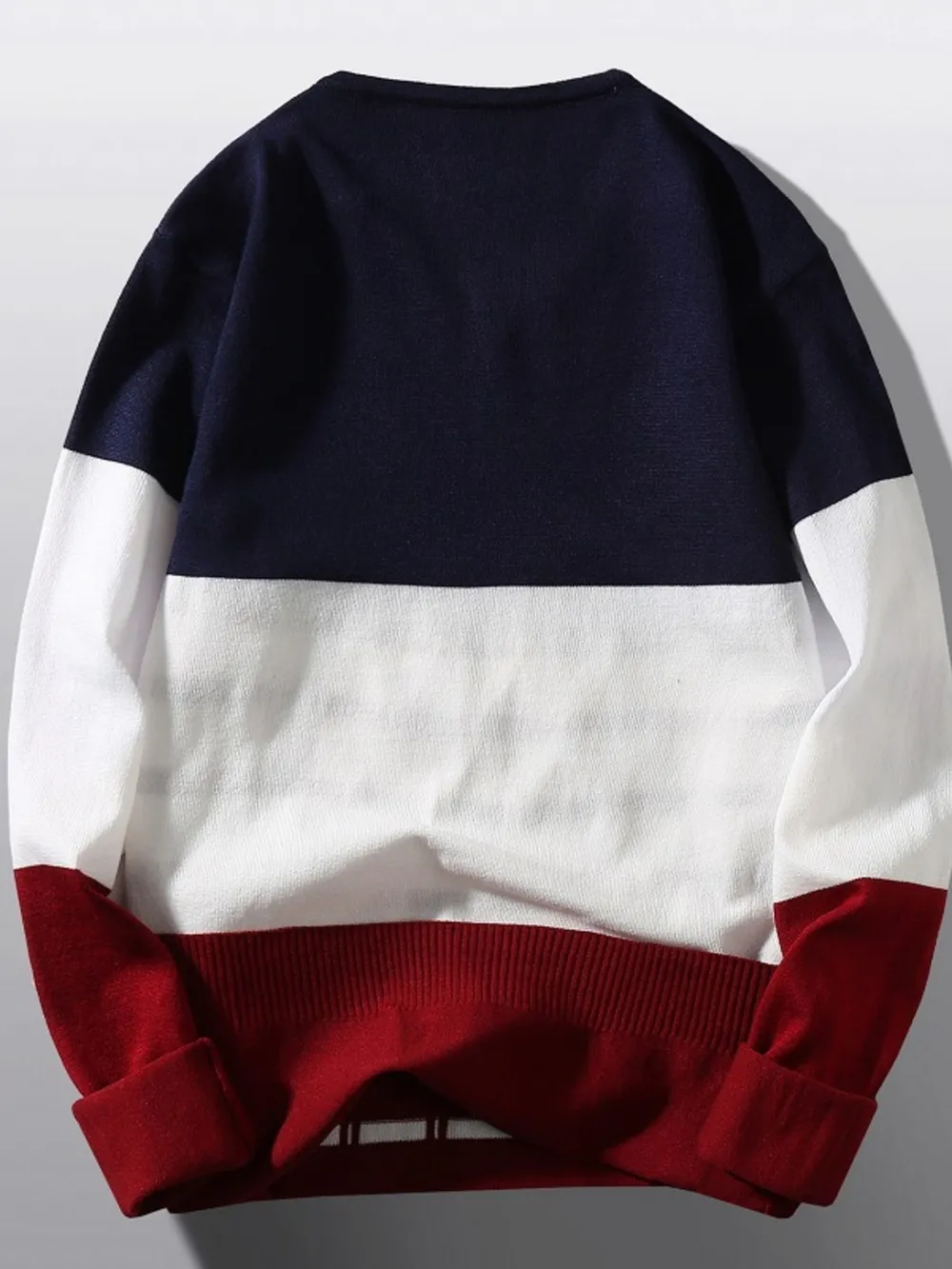 Men's V-Neck Long Sleeve Sweater, image 3