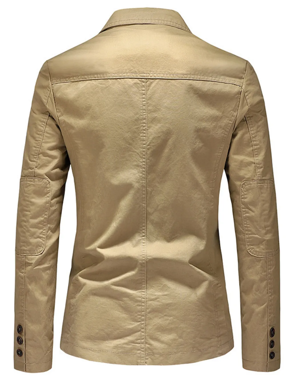 Men's Plus Size Casual Slim Fit Button Up Blazer, image 4