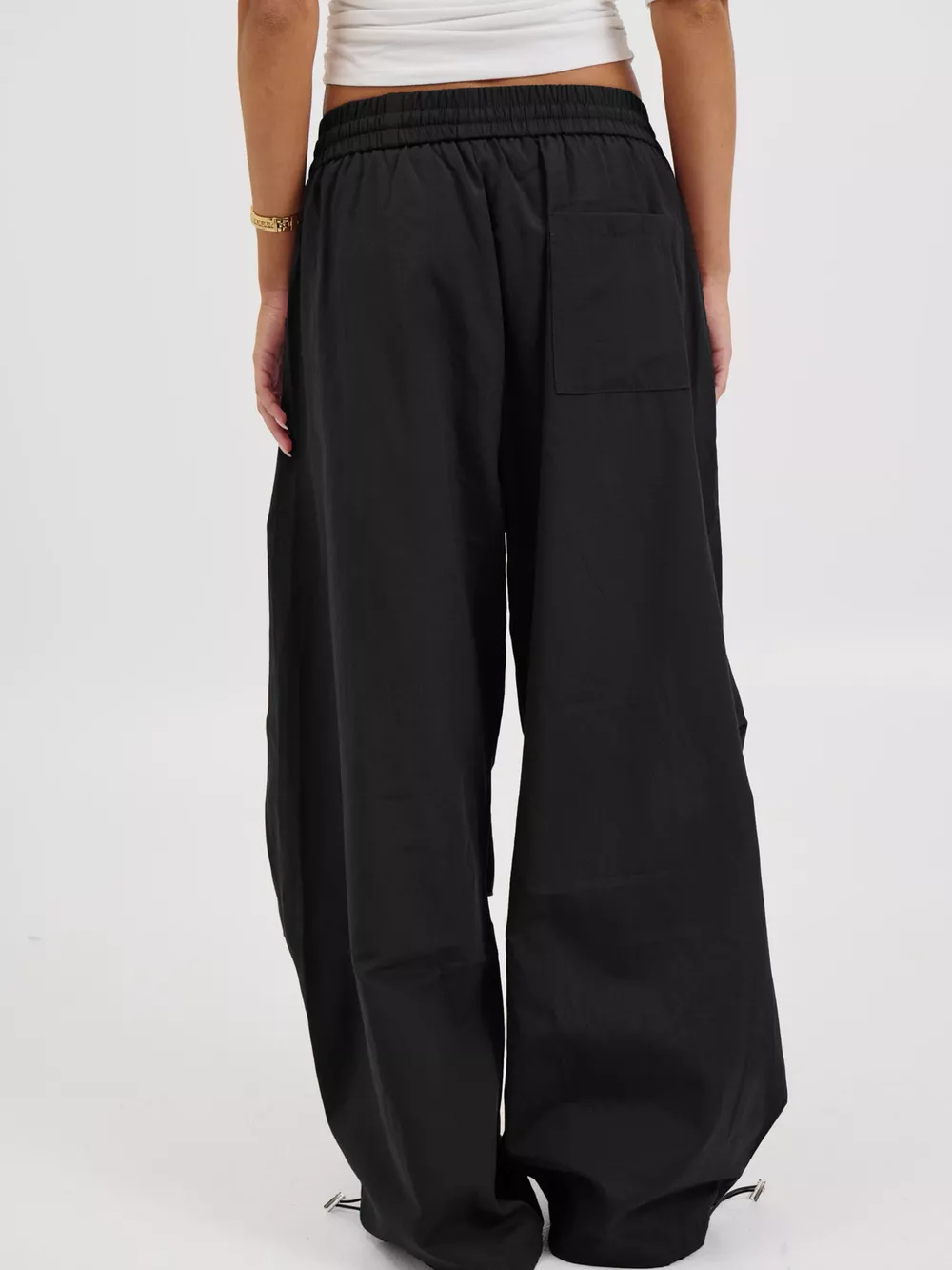 Drawstring Wide Leg Pants, image 9