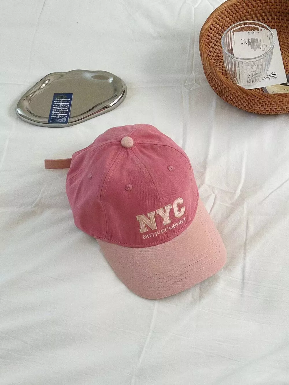 Letter Embroidered Baseball Cap, image 5