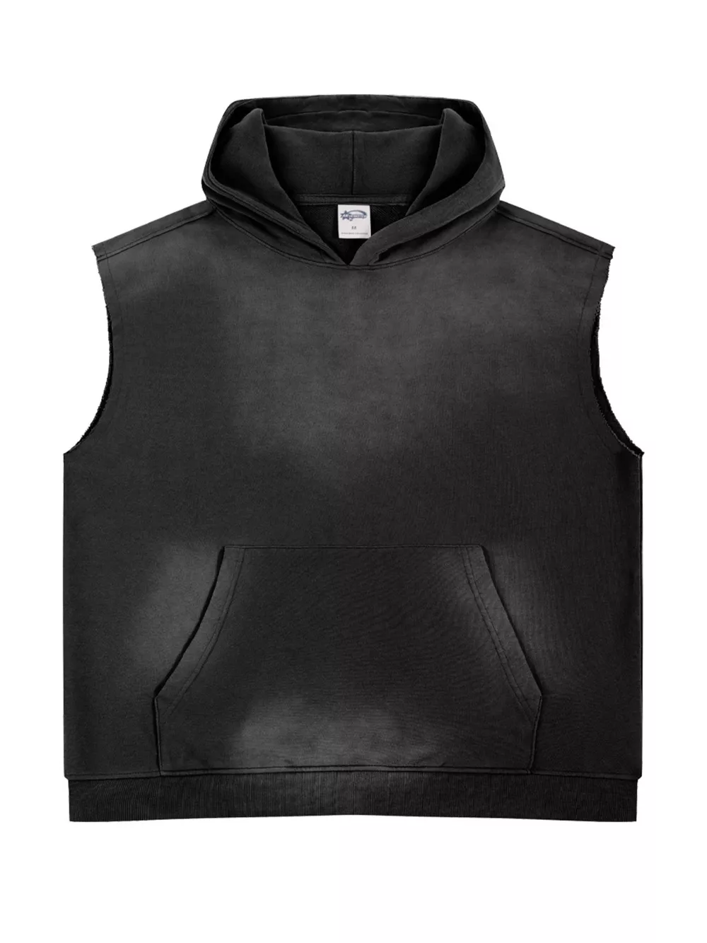 Men's Casual Kangaroo Pocket Hooded Tank