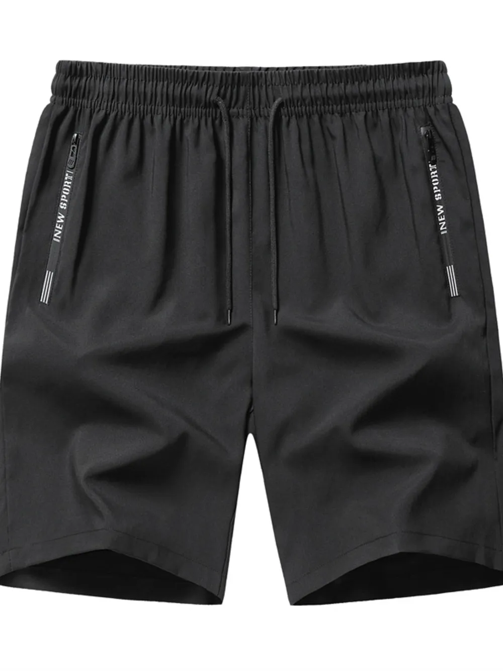 Men's Plus Size Drawstring Shorts with Pockets
