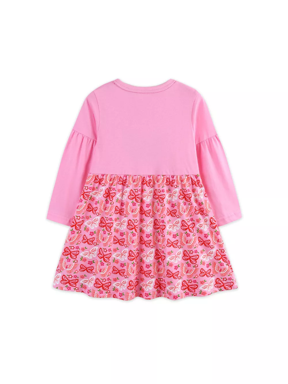 Children's Butterfly Long Sleeve Casual Dress, image 3