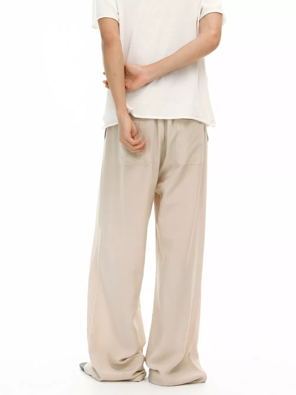 Men's Wide-Leg Drawstring Casual Pants, image 6