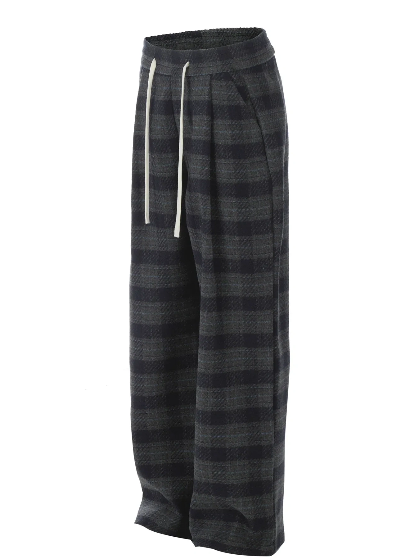 Men's Plaid Drawstring Pants, image 2