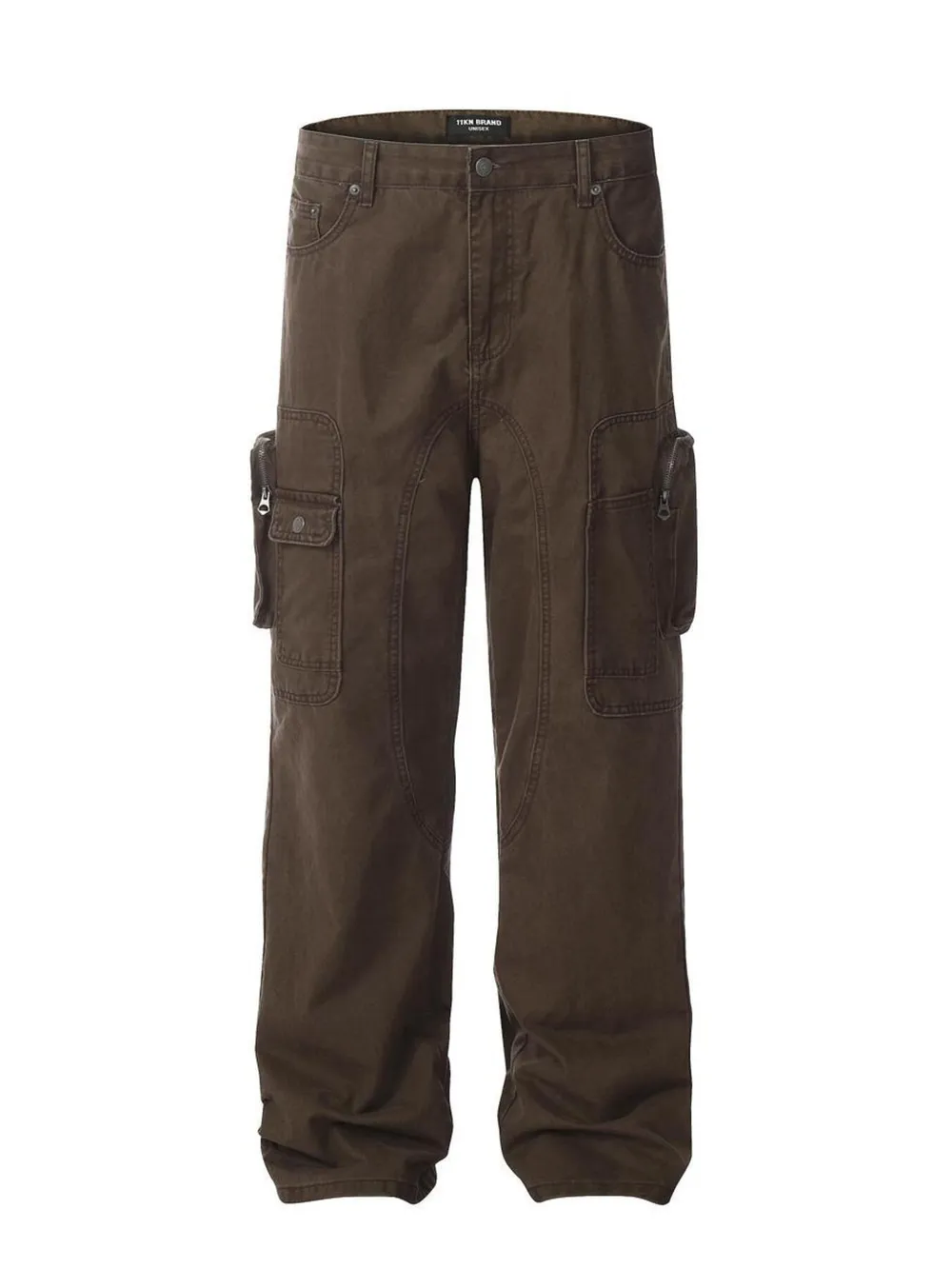 Men's Cargo Jeans with Multi-Pocket, image 2