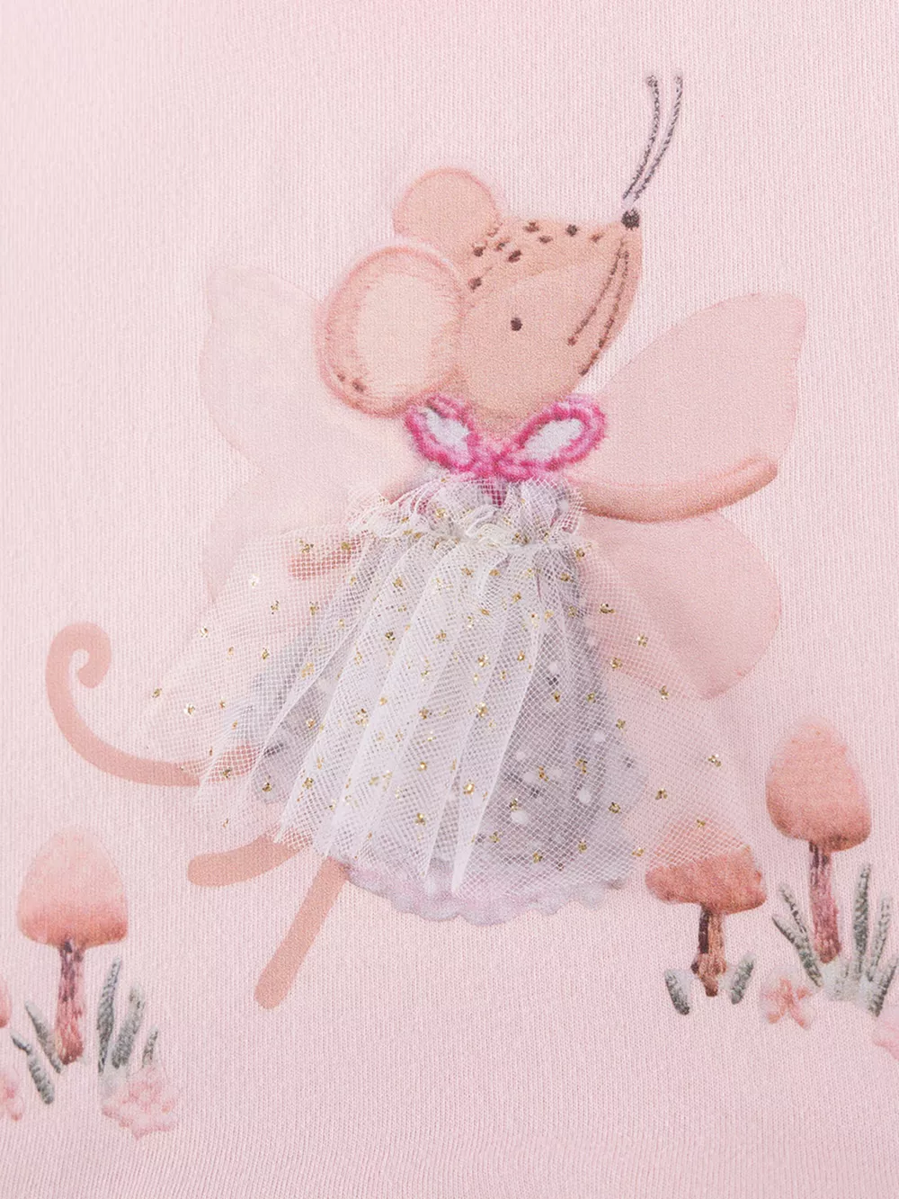 Children's Mouse Fairy Puff Sleeve Dress, image 4