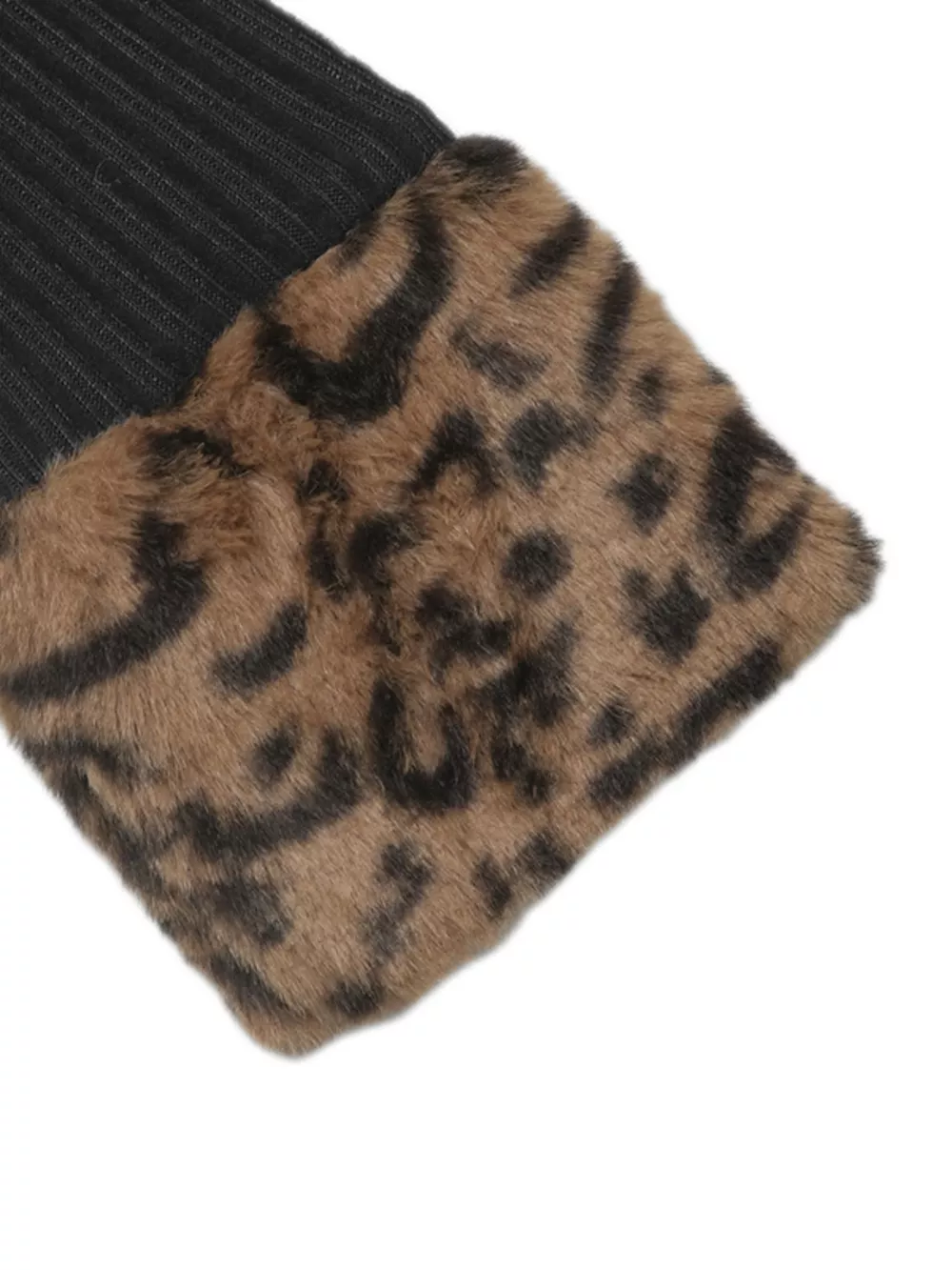 Leopard Cuff Johnny Collar Midi Dress, image 6