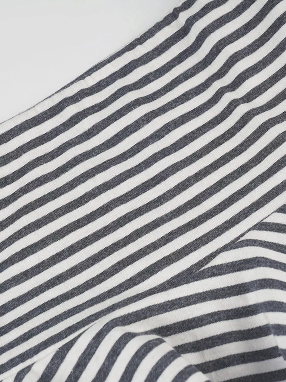 Striped Asymmetrical Hem Mini Skirt, image 9