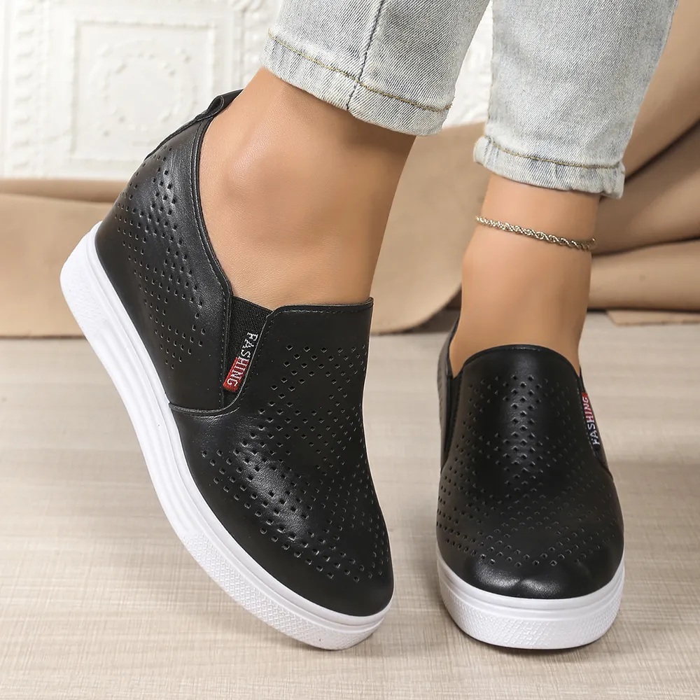 Round Toe Platform Loafers, image 3