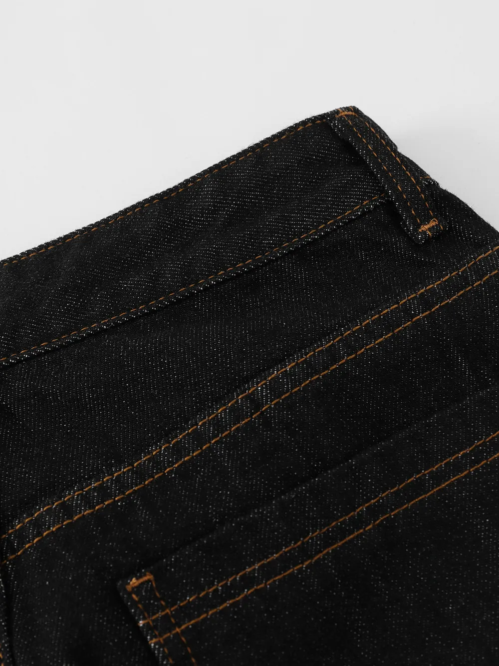 Men's Wide Leg Denim Shorts with Embroidered Pocket Detail, image 12