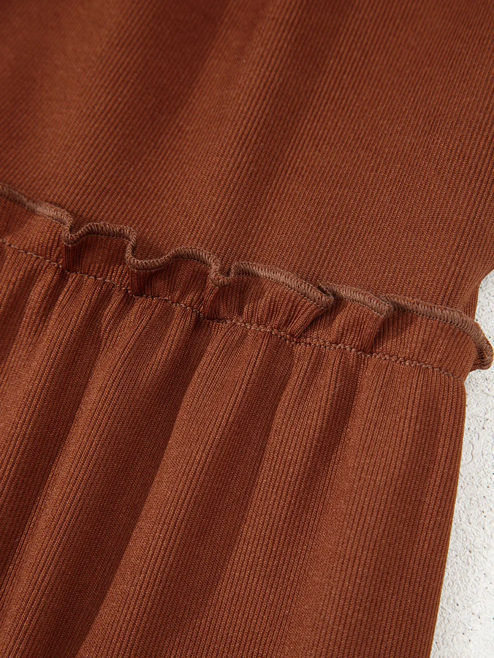 Frill Tiered Long Sleeve Mini Dress, image 9