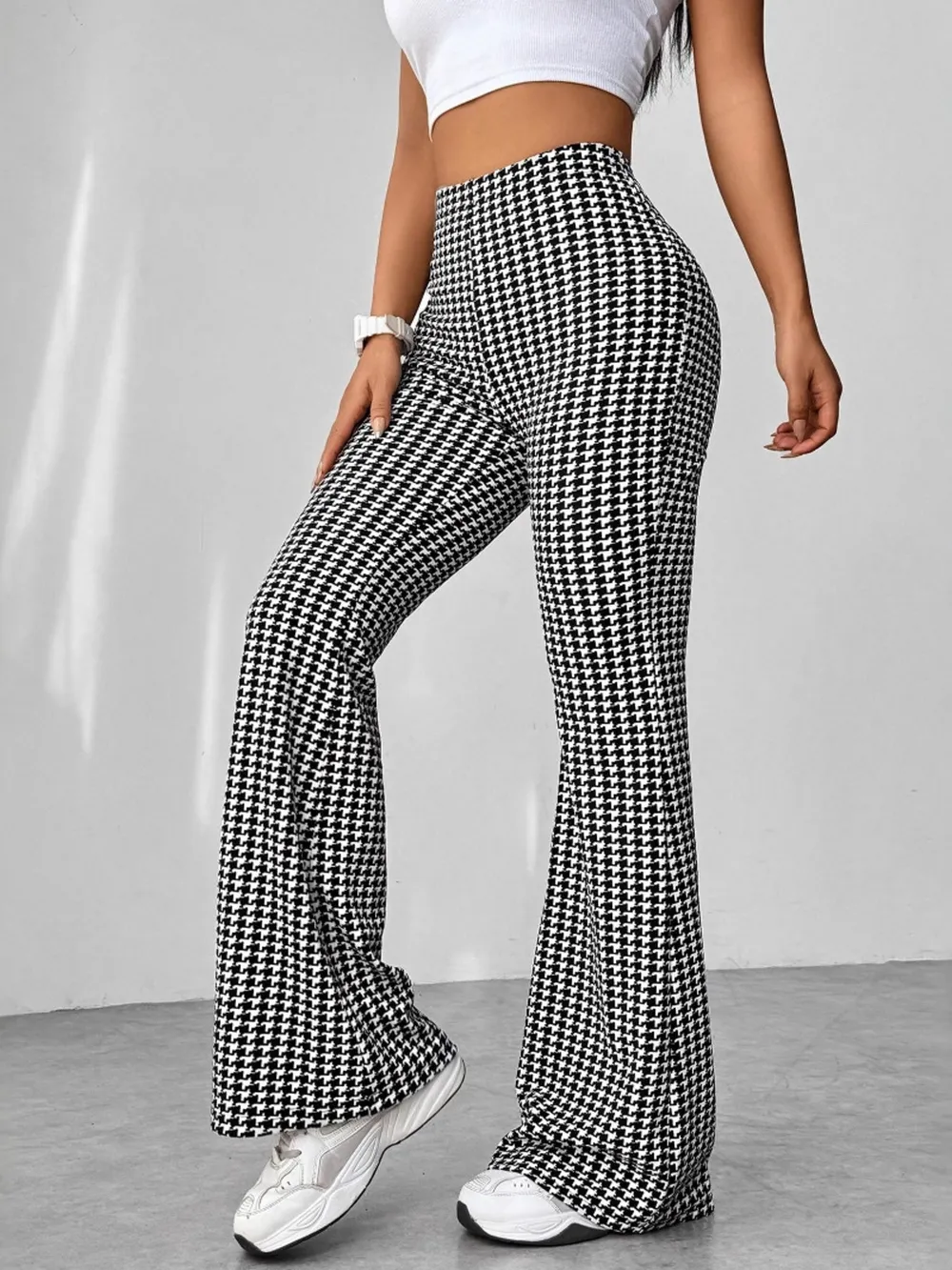 High Waisted Flare Pants, image 4