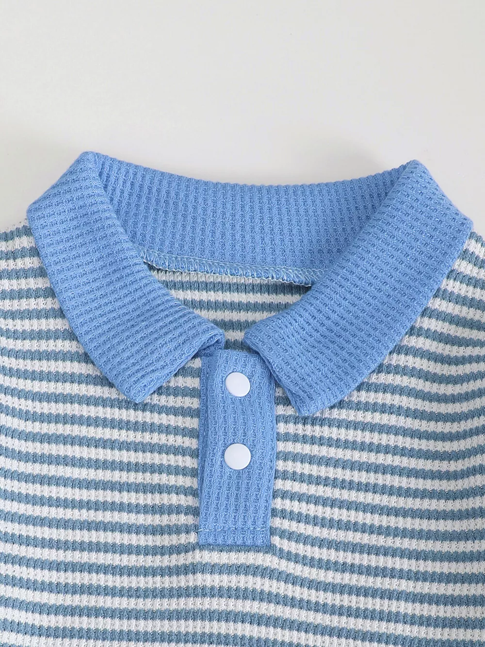 Children's Striped Polo Shirt & Pants Set, image 3