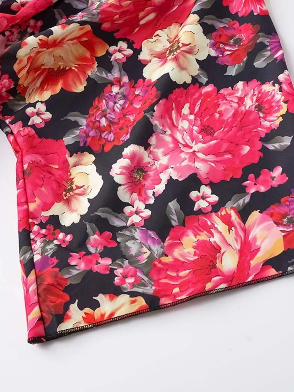 Floral Print Layered Ruffle Hem Mini Dress, image 16