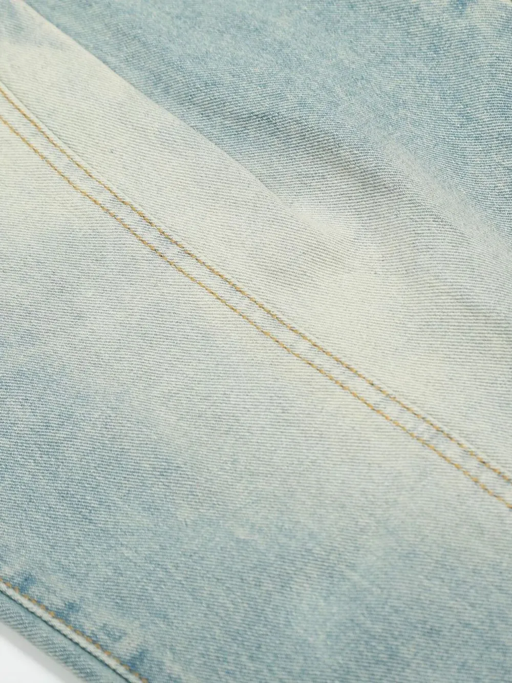 Men's Washed Wide Leg Jeans, image 5