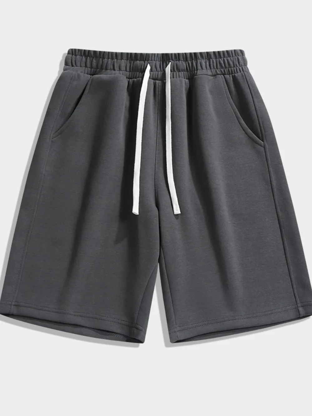 Men's Plus Size Drawstring Casual Shorts, image 7