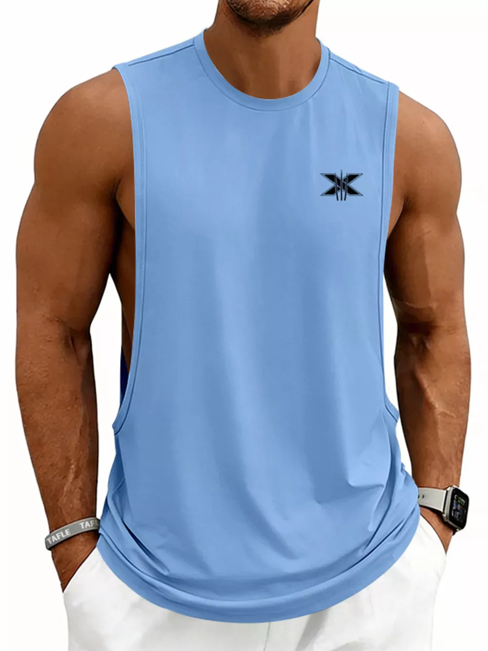 Men's Full Size Round Neck Tank Plus Size, image 14