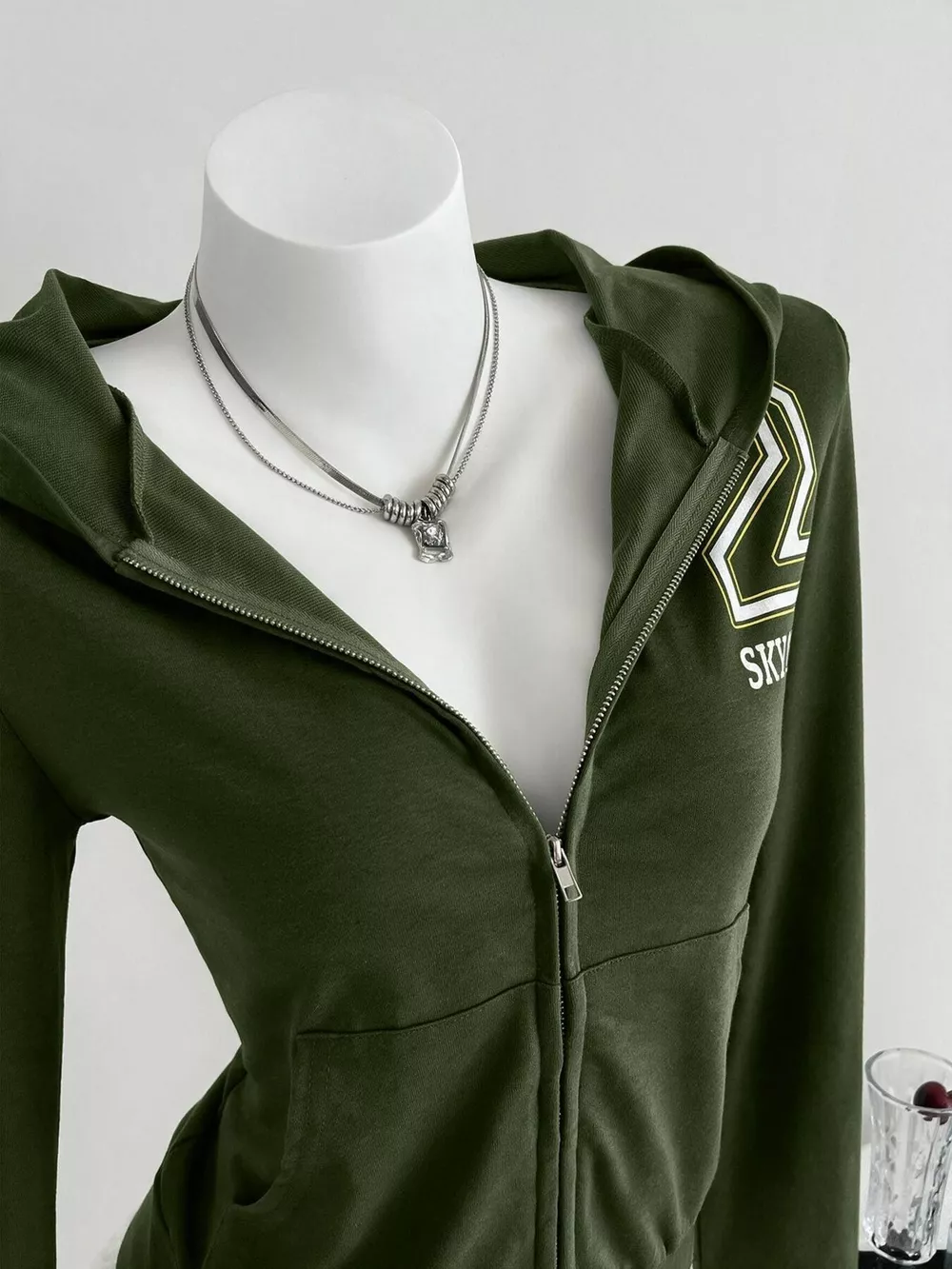 Slim-Fit Zip-Up Hoodie, image 6