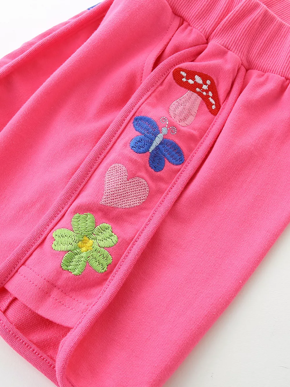 Children's Apple Embroidered T-Shirt & Shorts Set, image 5