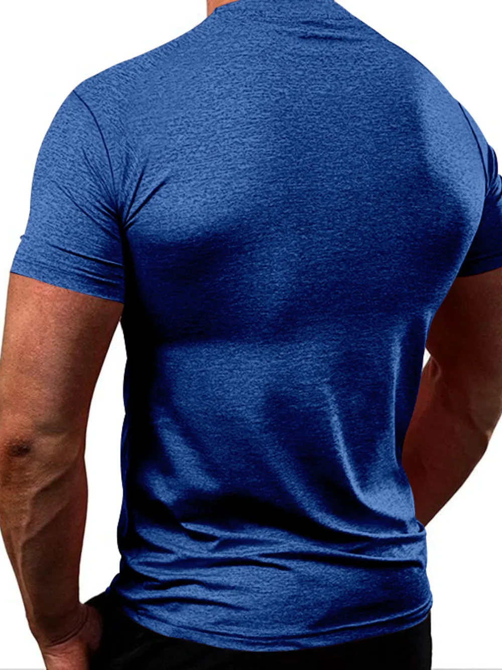 Men's Full Size Round Neck Short Sleeve T-Shirt Plus Size, image 5