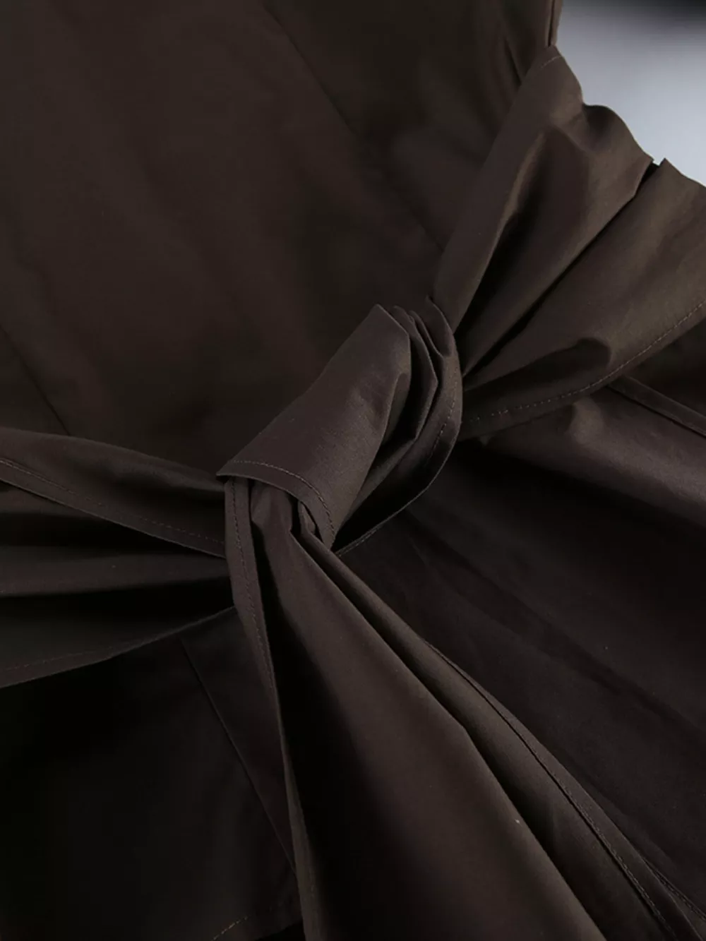 Slim-Fit Ruched Waist Shirt, image 14