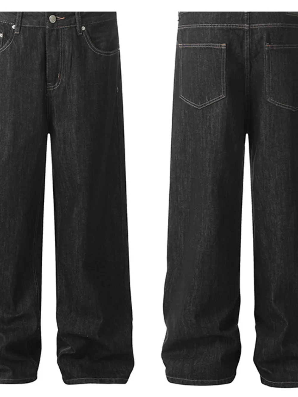 Men's Wide Leg Jeans, image 2