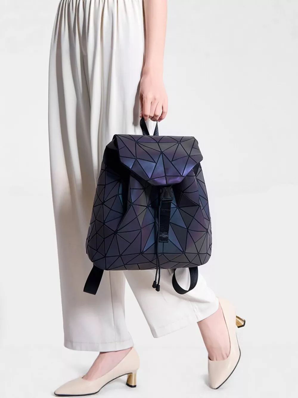 Geometric Backpack Bag