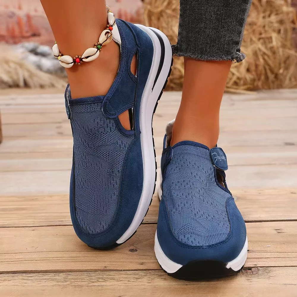 Breathable Mesh Velcro Shoes, image 16