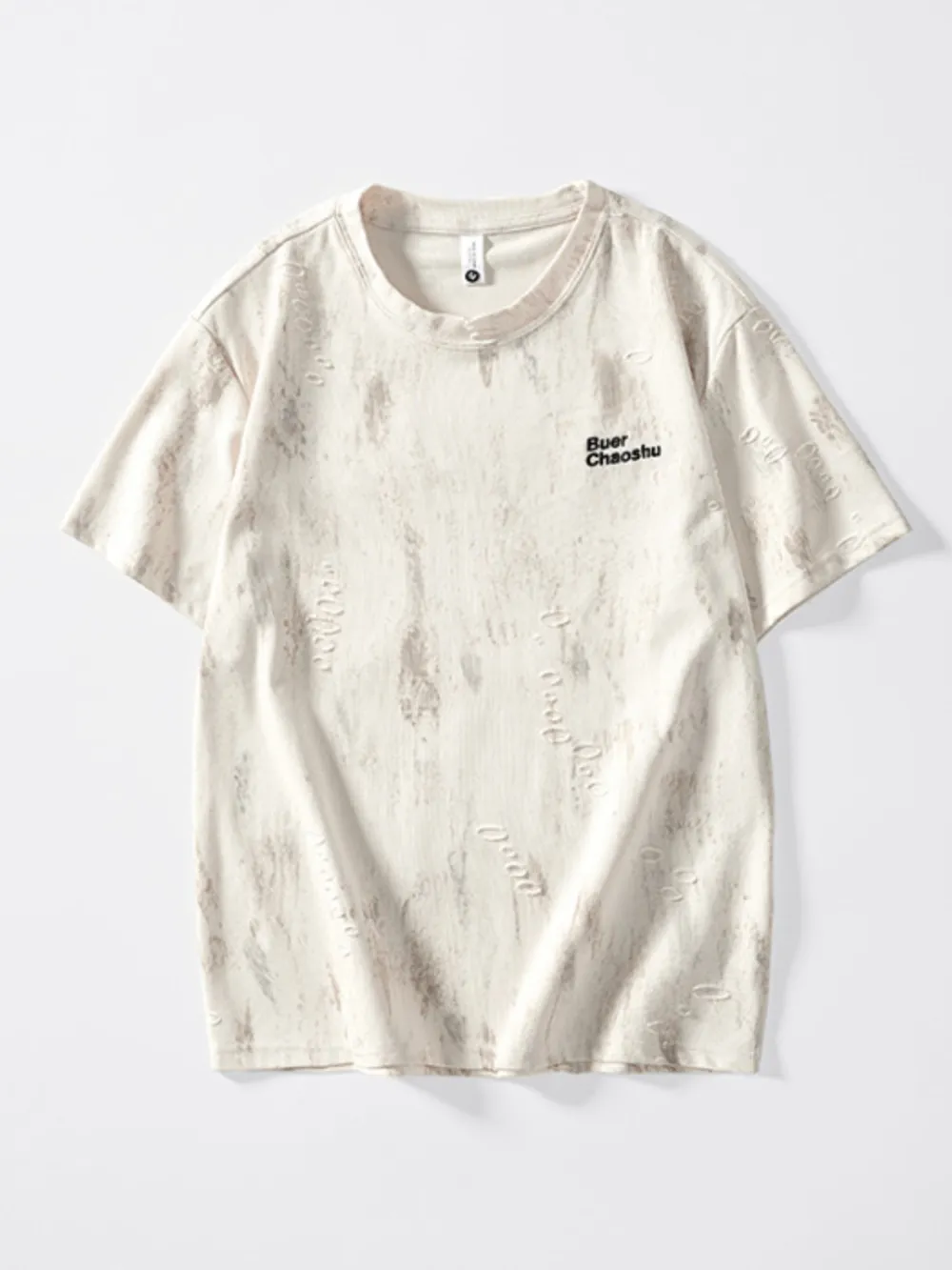 Men's Plus Size Round Neck Half Sleeve T-Shirt, image 6