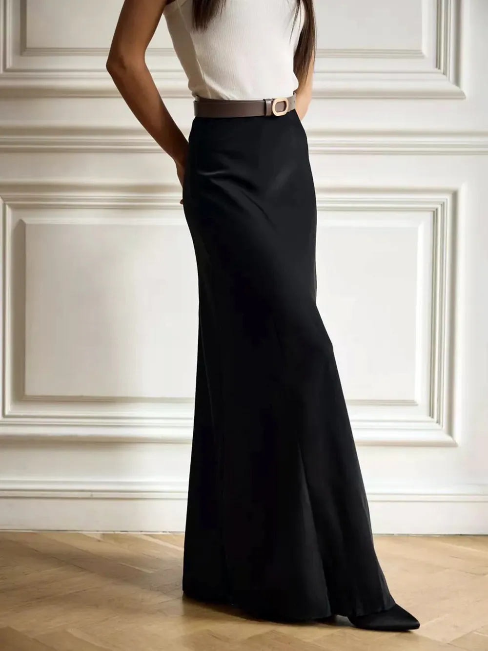 High-Waisted Maxi Skirt, image 3