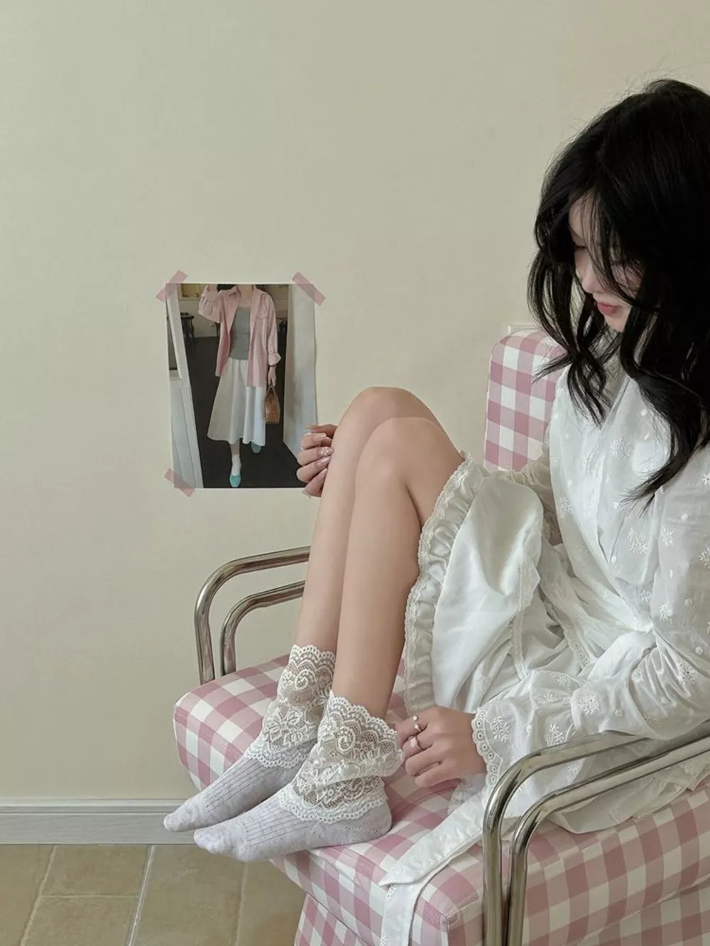 Lace Ankle Socks, image 8