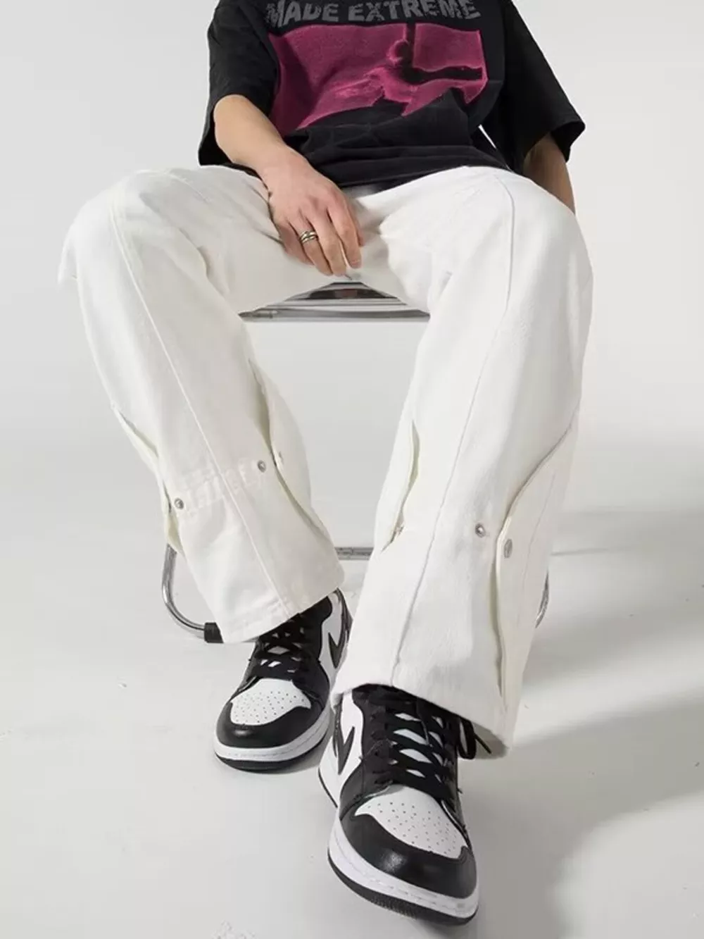 Men's Plus Size Loose Fit Jeans, image 5