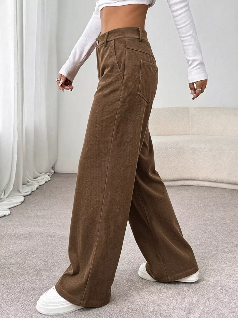 Wide Leg Casual Pants, image 5