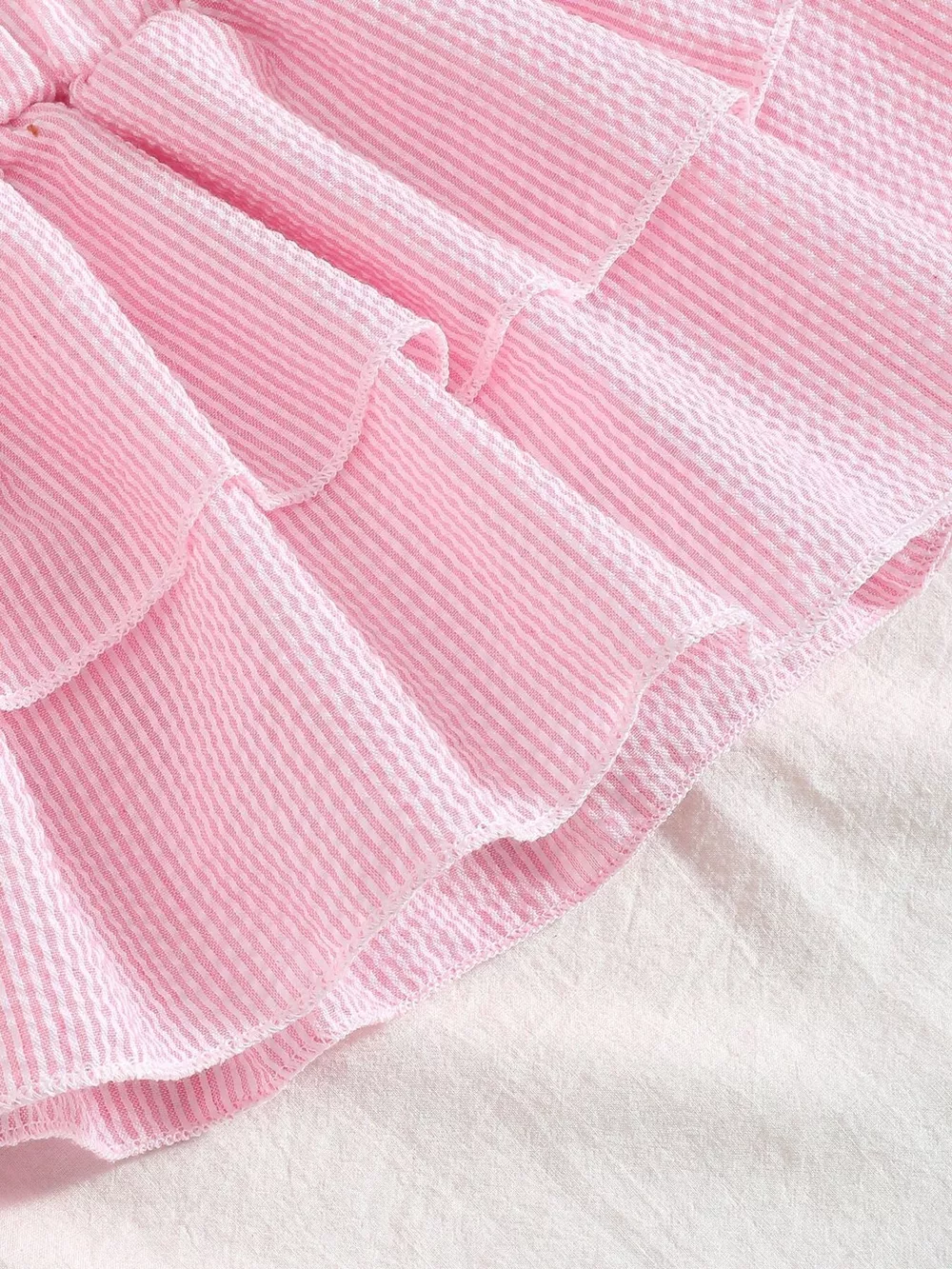 Children's Tie Strap Top & Layered Skirt Set, image 5