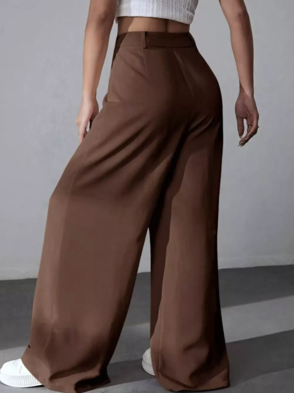 Wide Leg Pleated Pants, image 15