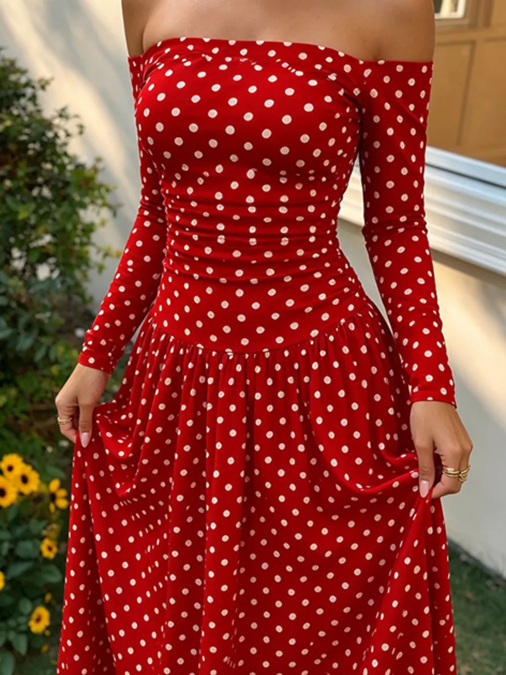 Off-the-Shoulder Maxi Dress, image 23