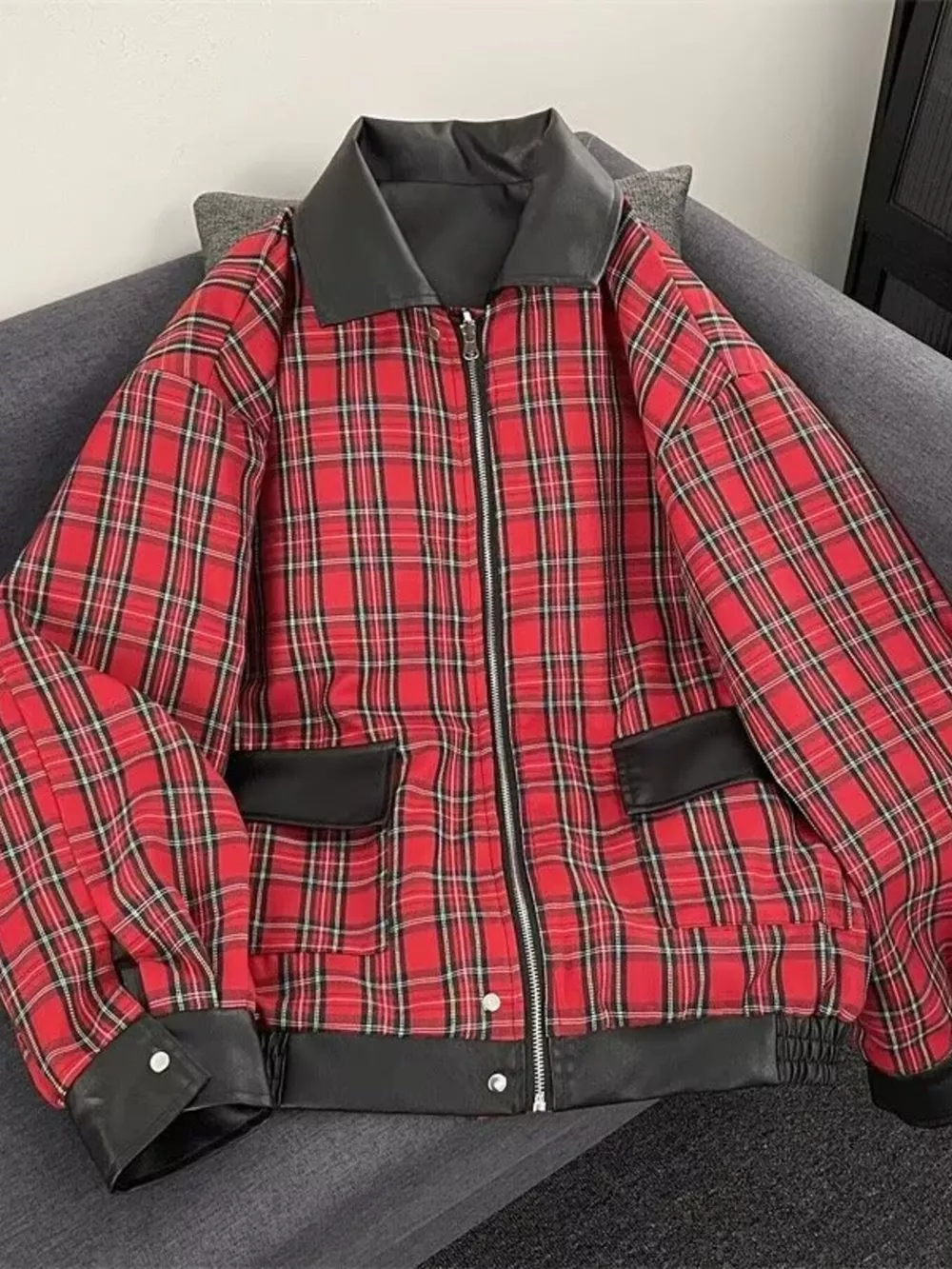 Men's Reversible Zip Up Jacket, image 6