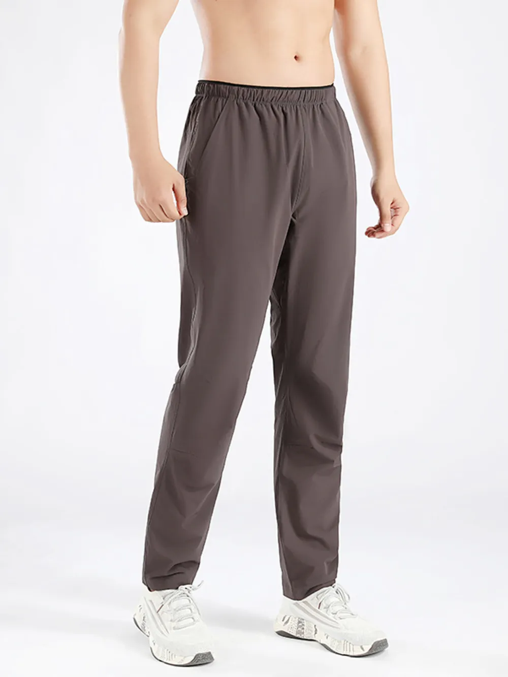Men's Plus Size Elastic Waistband Active Pants, image 3