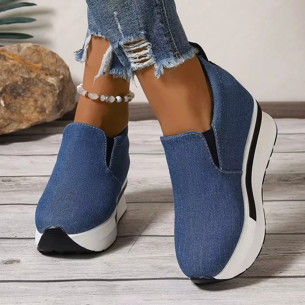 Round Toe Platform Slip-Ons, image 7