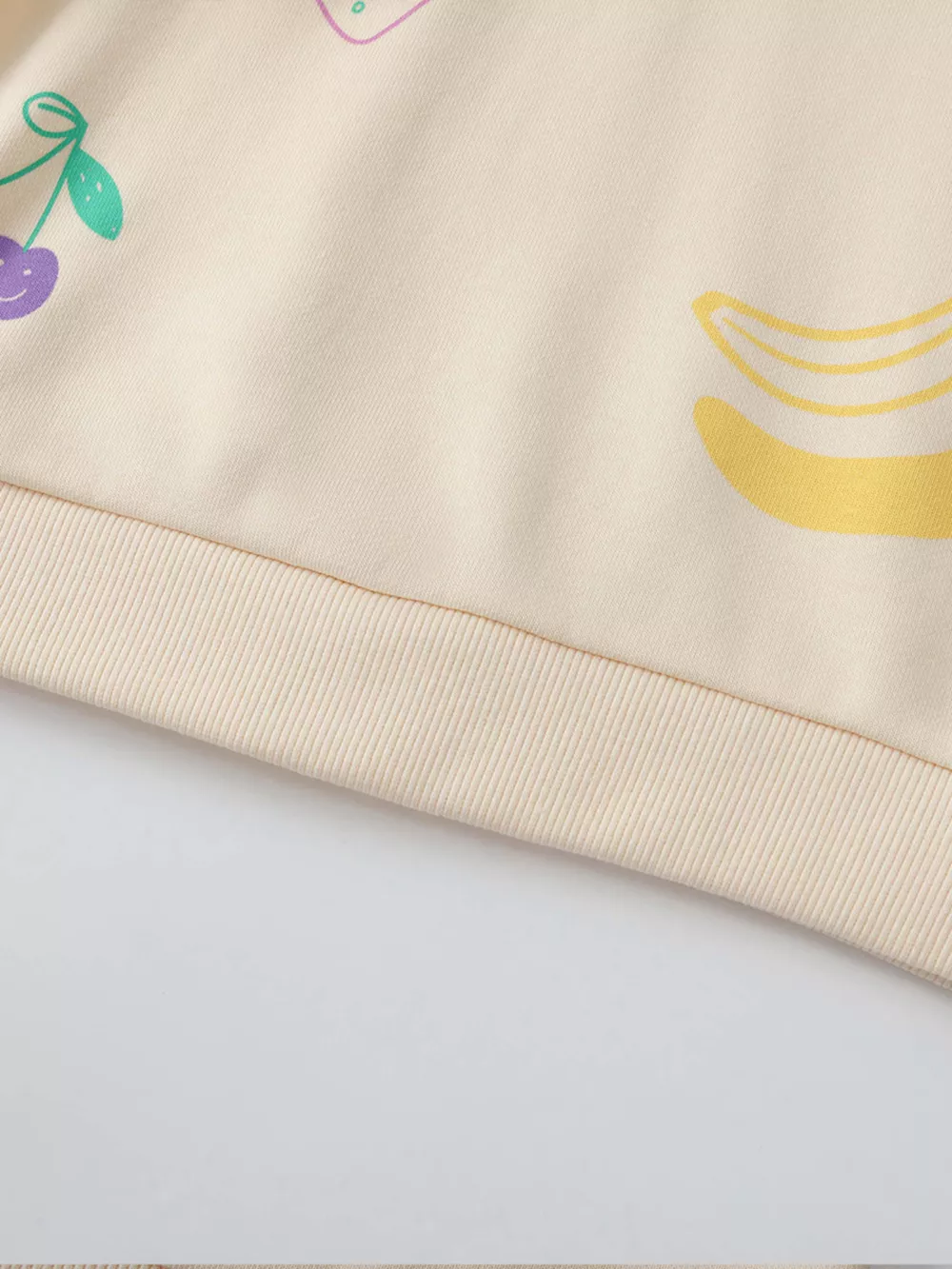 Children's Fun Fruits Graphic Crewneck Sweatshirt, image 4