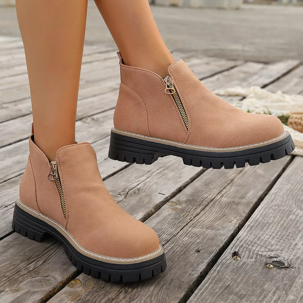 Side Zipper Ankle Boots, image 9