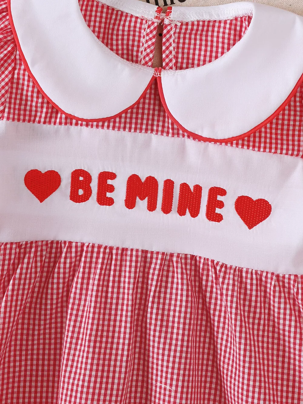 Children's Gingham 'LOVE' Top and Shorts Set, image 9