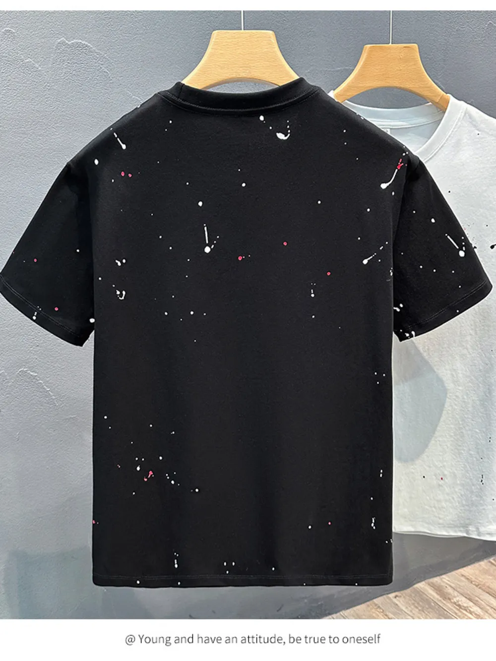 Men's Full Size Round Neck Short Sleeve T-Shirt Plus Size