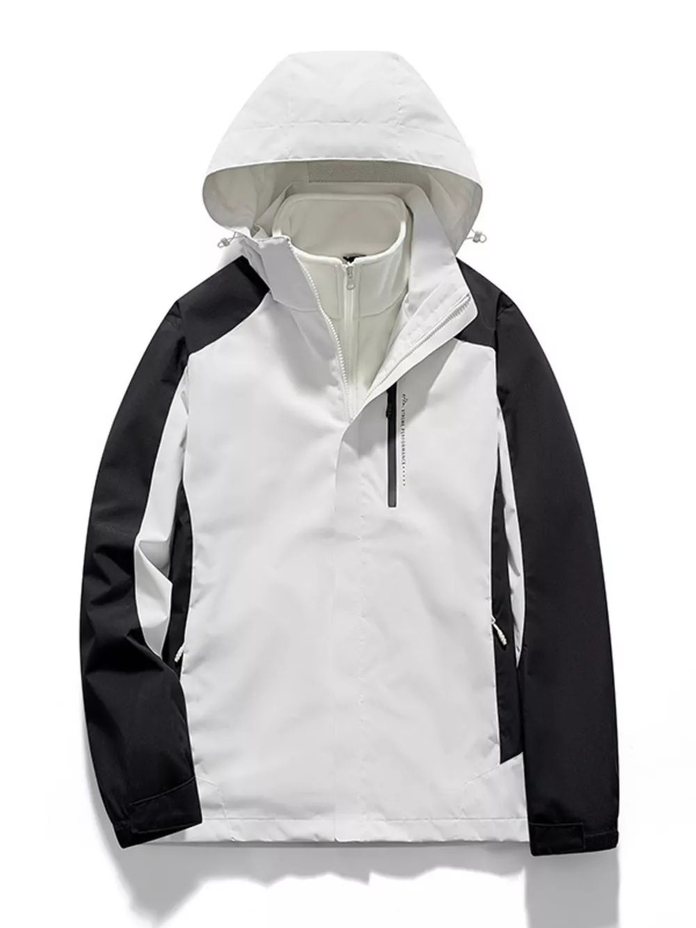 Men's Plus Size Hooded Windproof Outdoor Jacket, image 2