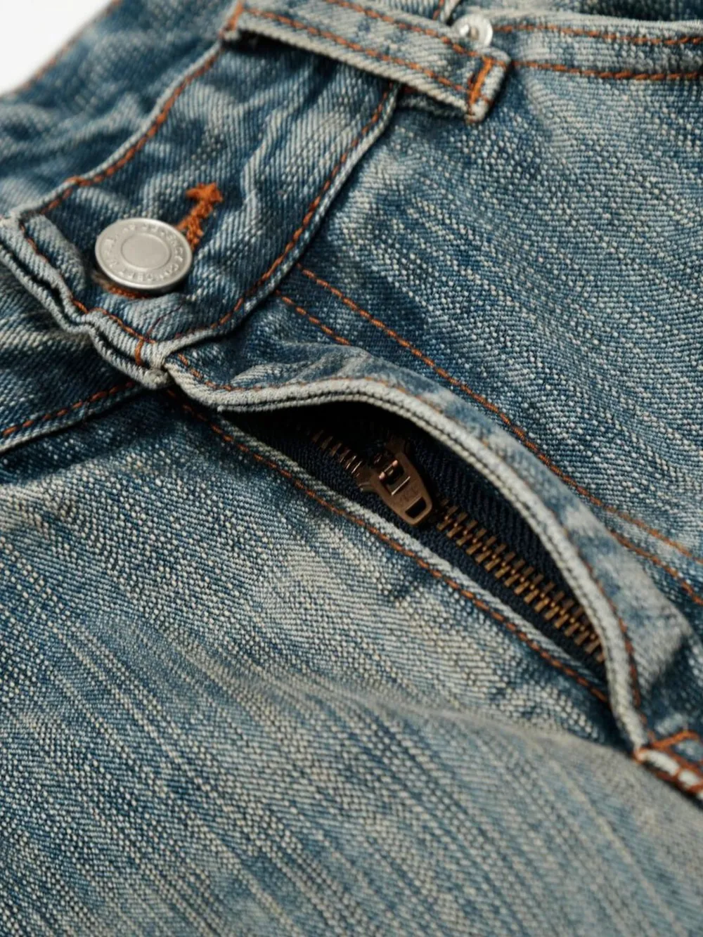 Men's Vintage Washed Baggy Jeans, image 9