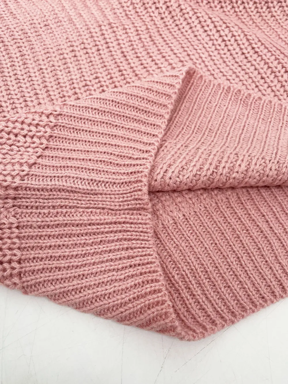 One-Shoulder Ribbed Knit Top with Relaxed Fit, image 5