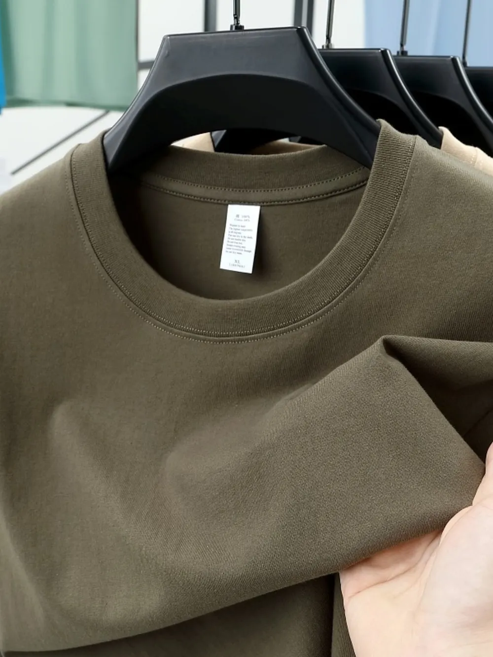 Men's Plus Size Round Neck Short Sleeve T-Shirt, image 11